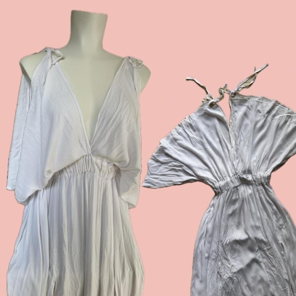 Beautiful Grecian-inspired beach cover-up dress by Tiare Hawaii